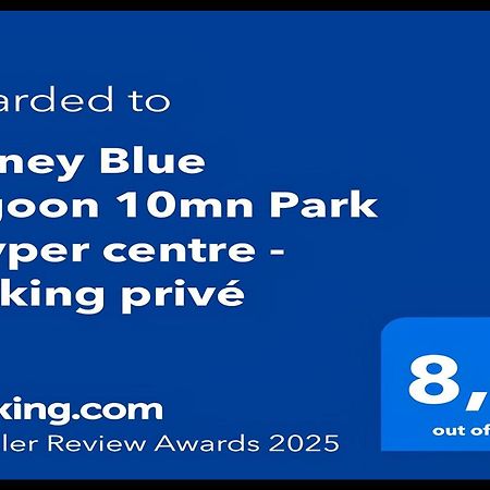 Disney Blue Lagoon - Ideal Sejour Famille Et Professionnel - Parking Inclus - Facile D'Acces - Proche Transport & Parc Disney Bussy-Saint-Georges Bagian luar foto