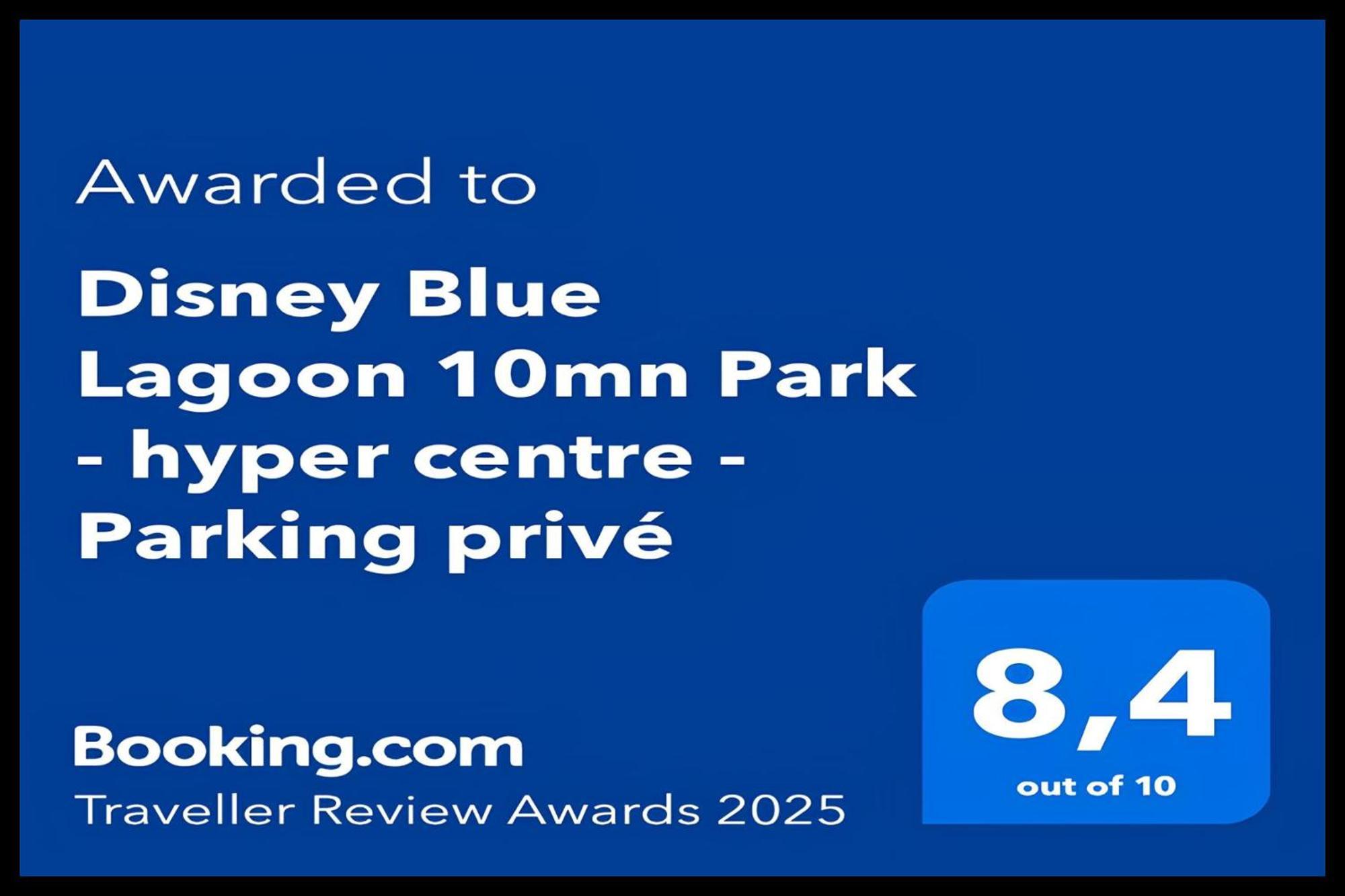 Disney Blue Lagoon - Ideal Sejour Famille Et Professionnel - Parking Inclus - Facile D'Acces - Proche Transport & Parc Disney Bussy-Saint-Georges Bagian luar foto